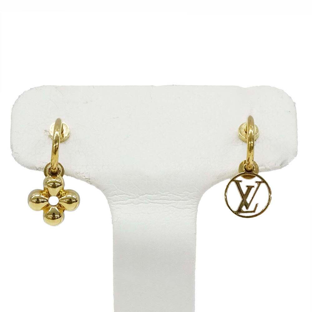 LOUIS VUITTON Gold Earrings - Picture 4 of 11